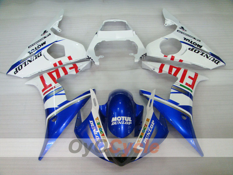 Kit de carenado por inyección para YZF-R6 03-04 - Azul, Blanco - DUNLOP, FIAT, MOTUL #OYO87900901 Imagen secundaria del producto