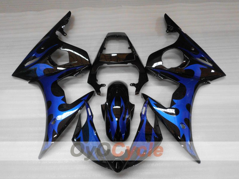 Kit de carenado por inyección para YZF-R6 03-04 - Azul, Negro - Llama #OYO87900905 Imagen secundaria del producto