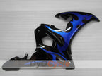 Kit de carenado por inyección para YZF-R6 03-04 - Azul, Negro - Llama #OYO87900905