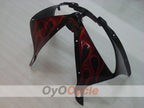 Kit de carenado de inyección para YZF-R6 05 - Rojo, Negro - Llama #OYO87902638