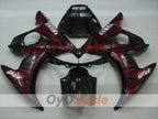 Kit de carenado de inyección para YZF-R6 05 - Rojo, Negro - Llama #OYO87902638