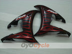 Kit de carenado de inyección para YZF-R6 05 - Rojo, Negro - Llama #OYO87902638