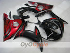 Carenado de inyección para YZF-R6 03-04 - Rojo, Negro - Llama #OYO87900908