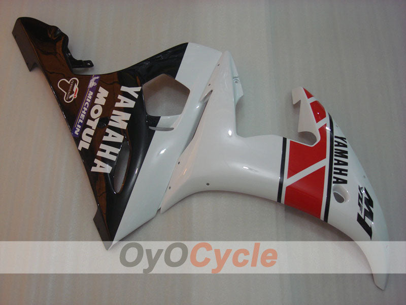 Kit de carenado de inyección para YZF-R6 05 - Rojo, Blanco - MOTUL #OYO87902625