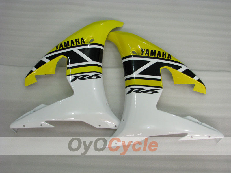 Kit de carenado por inyección para YZF-R6 05 - Amarillo, Negro - MOTUL #OYO87902623