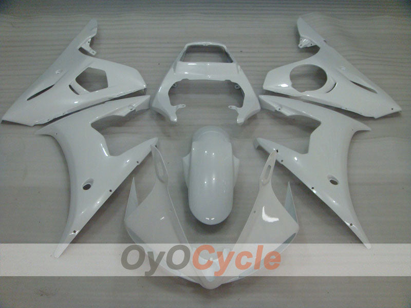 Carenado de inyección para YZF-R6 05 - Blanco - Estilo de fábrica #OYO87902630