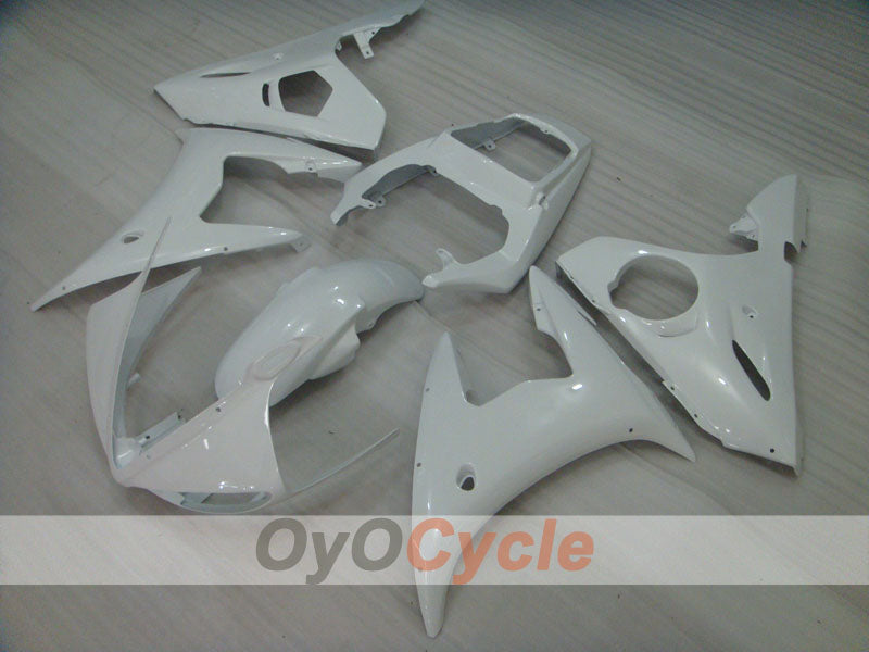 Carenado de inyección para YZF-R6 05 - Blanco - Estilo de fábrica #OYO87902630