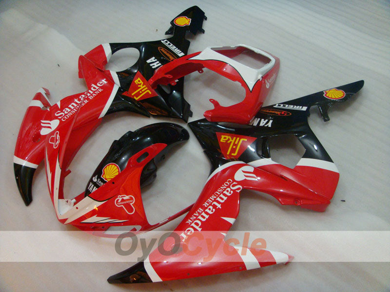 Kit de carenado por inyección para YZF-R6 05 - Rojo, Negro - Santander #OYO87902621 Imagen principal del producto