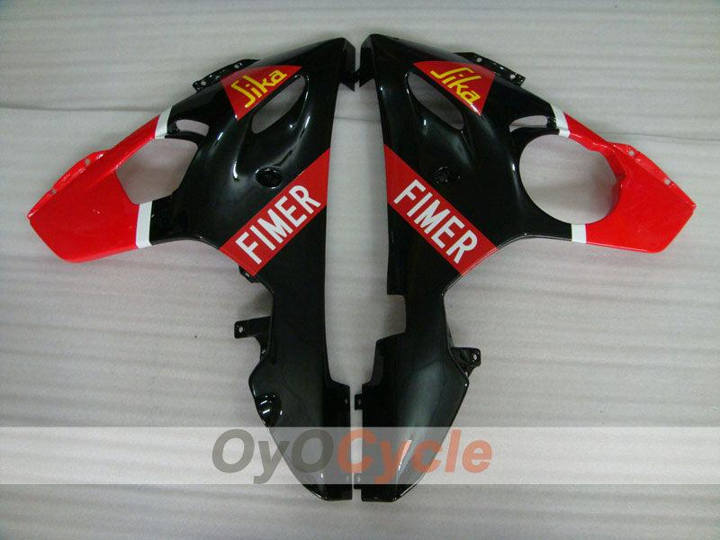 Kit de carenado de inyección para YZF-R6 03-04 - Rojo, Negro - Santander #OYO87900928