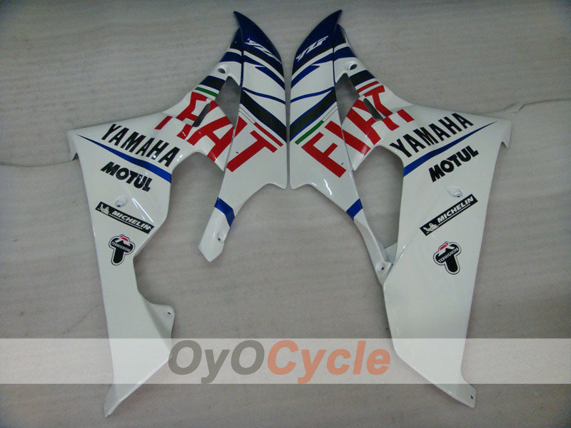 Kit de carenado de inyección para YZF-R6 06-07 - Azul, Blanco - FIAT, MOTUL #OYO87900934