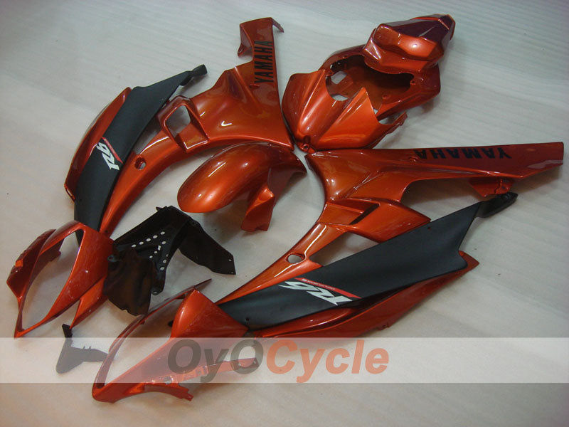 Carenado de inyección para YZF-R6 06-07 - Naranja, Negro, Mate - Estilo de fábrica #OYO87900945