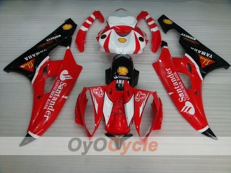 Kit de carenado de inyección para YZF-R6 06-07 - Rojo, Negro - Santander #OYO87900953 Imagen secundaria del producto