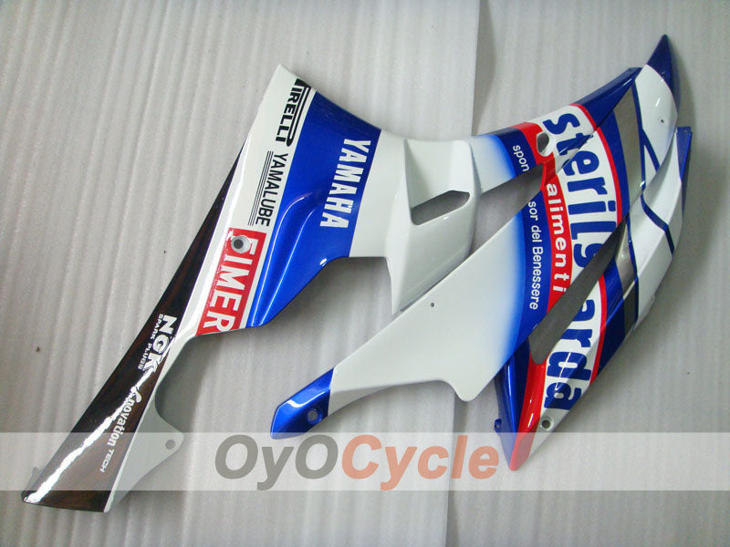 Kit de carenado por inyección para YZF-R6 06-07 - Azul, Blanco - Sterilgarda #OYO87900954
