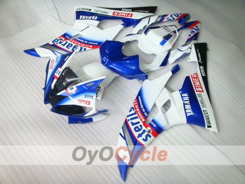Kit de carenado por inyección para YZF-R6 06-07 - Azul, Blanco - Sterilgarda #OYO87900954