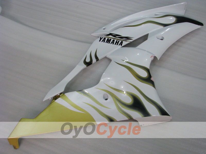 Kit de carenado de inyección para YZF-R6 08-16 - Verde, Blanco - Llama #OYO87900963