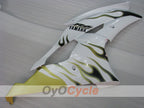 Kit de carenado de inyección para YZF-R6 08-16 - Verde, Blanco - Llama #OYO87900963