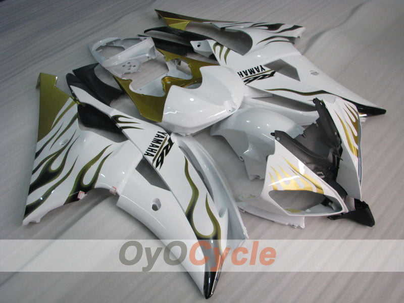 Kit de carenado de inyección para YZF-R6 08-16 - Verde, Blanco - Llama #OYO87900963 Imagen secundaria del producto