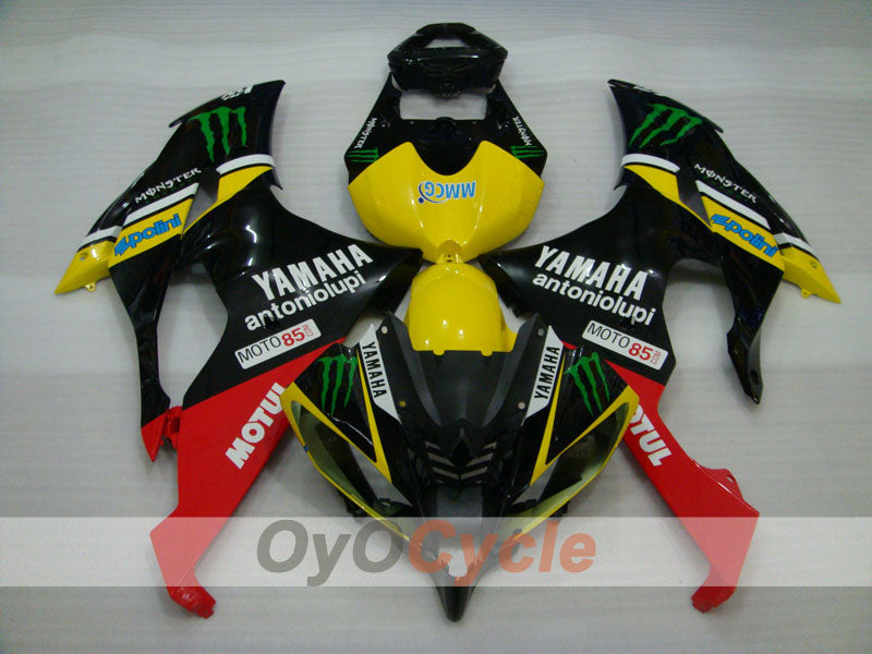 Kit de carenado por inyección para YZF-R6 08-16 - Amarillo, Negro - Monster, MOTUL #OYO87900970 Imagen secundaria del producto