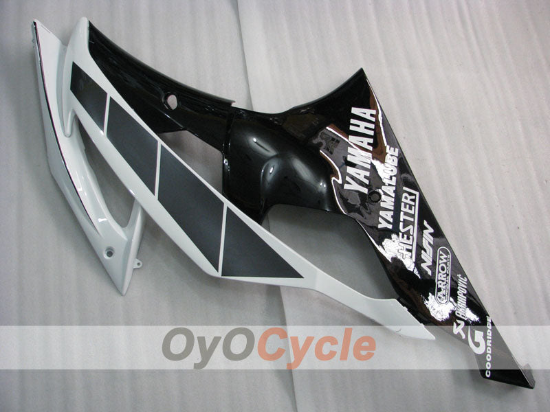 Carenado de inyección para YZF-R6 08-16 - Blanco, Negro - Estilo de fábrica #OYO87900973