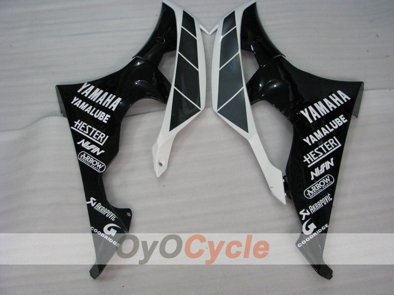 Carenado de inyección para YZF-R6 08-16 - Blanco, Negro - Estilo de fábrica #OYO87900973
