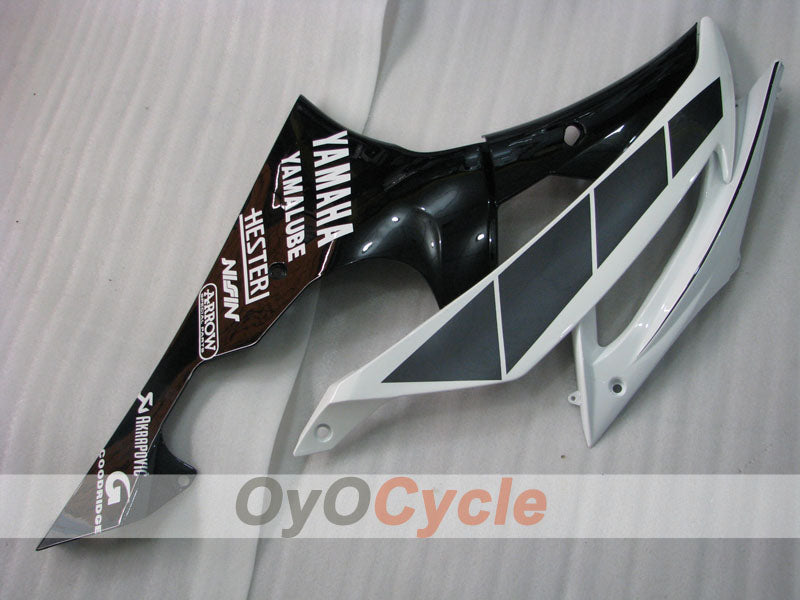 Carenado de inyección para YZF-R6 08-16 - Blanco, Negro - Estilo de fábrica #OYO87900973