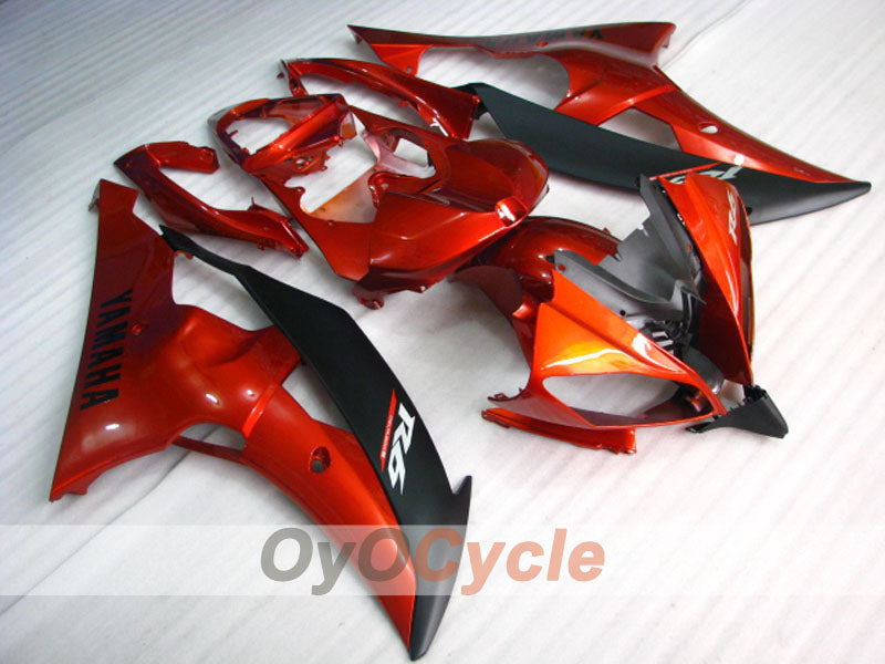 Kit de carenado por inyección para YZF-R6 08-16 - Naranja, Negro, Mate - Estilo de fábrica #OYO87900979 Imagen principal del producto