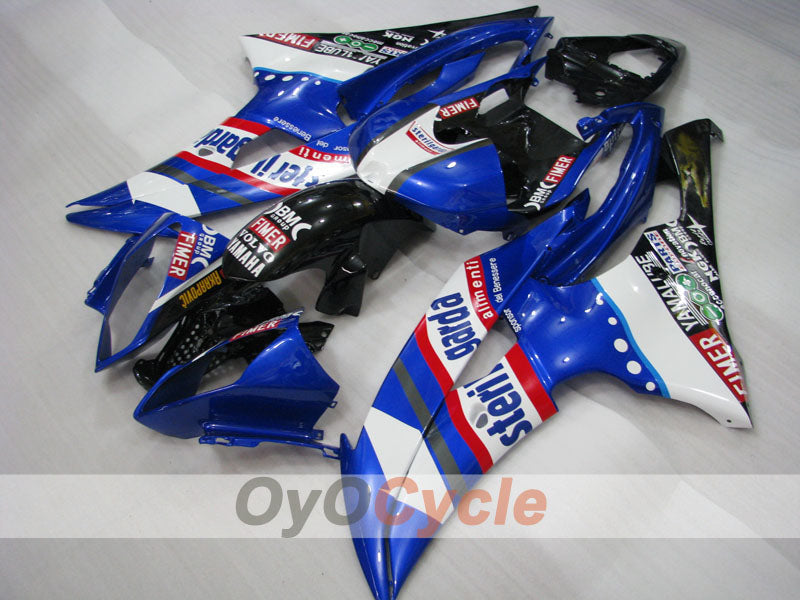Kit de carenado por inyección para YZF-R6 08-16 - Azul, Blanco - Sterilgarda #OYO87900980