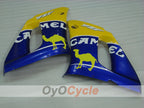 Kit de carenado por inyección para YZF-R6 98-02 - Amarillo, Azul - Camel, MOTUL #OYO87900981