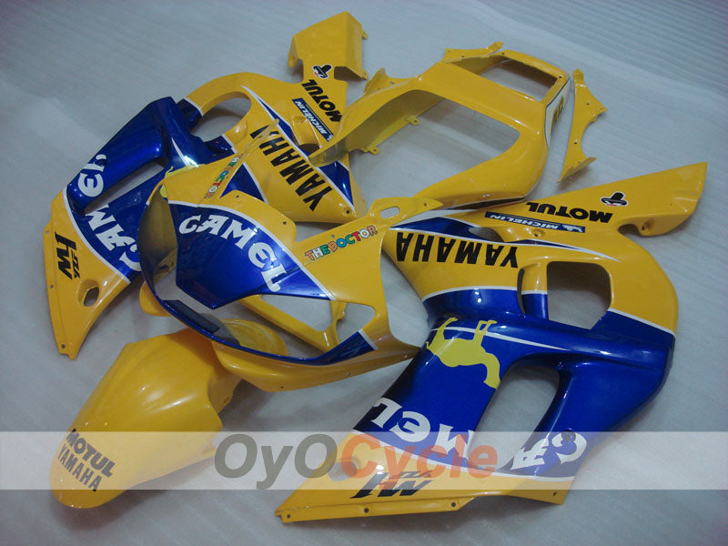 Carenado por inyección para YZF-R6 98-02 - Amarillo, Azul - Camel, MOTUL #OYO87900982