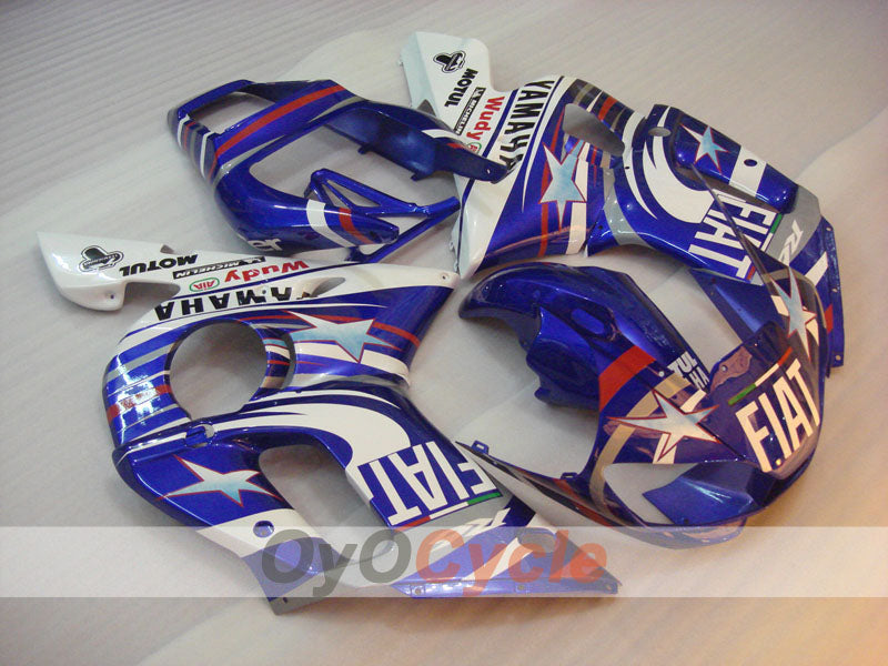 Kit de carenado por inyección para YZF-R6 98-02 - Azul, Blanco - FIAT, MOTUL #OYO87900987 Imagen principal del producto