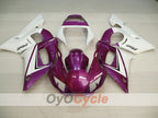 Kit de carenado por inyección para YZF-R6 98-02 - Morado, blanco - Estilo de fábrica #OYO87900998