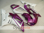 Kit de carenado por inyección para YZF-R6 98-02 - Morado, blanco - Estilo de fábrica #OYO87900998
