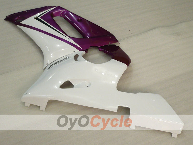 Kit de carenado por inyección para YZF-R6 98-02 - Morado, blanco - Estilo de fábrica #OYO87900998
