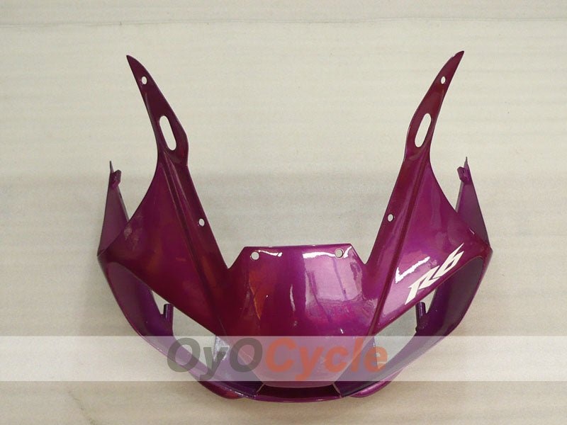 Kit de carenado por inyección para YZF-R6 98-02 - Morado, blanco - Estilo de fábrica #OYO87900998