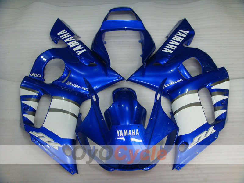 Kit de carenado por inyección para YZF-R6 98-02 - Azul, blanco - Estilo de fábrica #OYO87901009 Imagen secundaria del producto