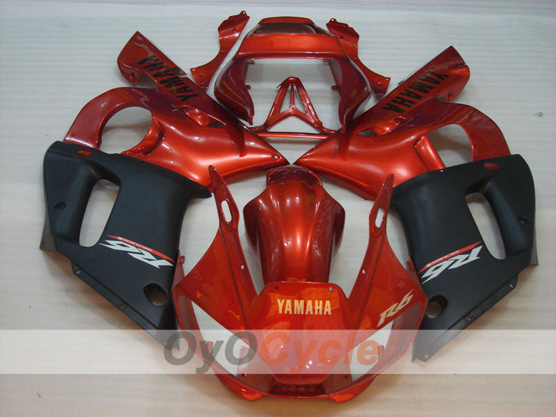 Kit de carenado por inyección para YZF-R6 98-02 - Naranja, Negro, Mate - Estilo de fábrica #OYO87901015 Imagen secundaria del producto
