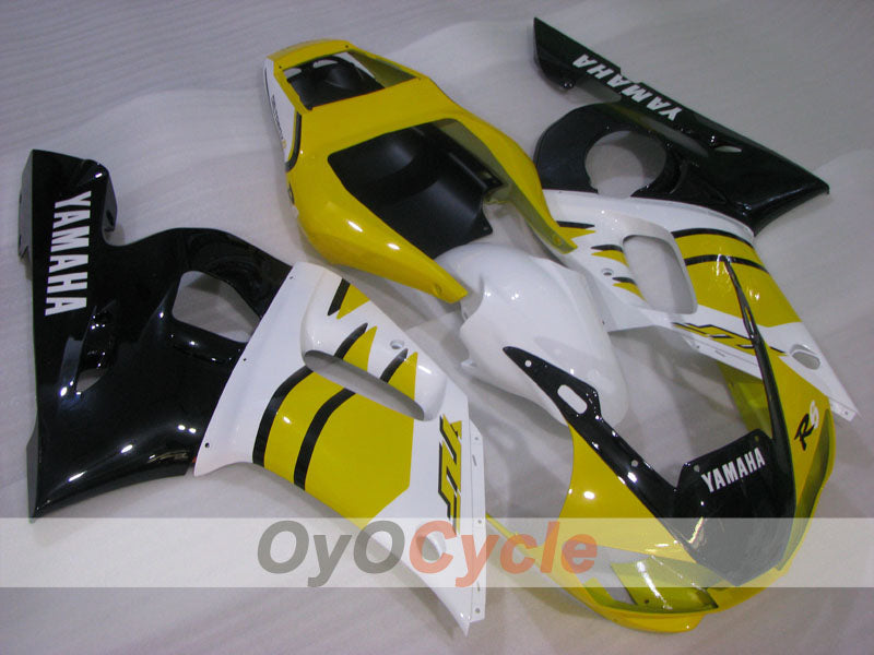 Carenado de inyección para YZF-R6 98-02 - Amarillo, blanco - Estilo de fábrica #OYO87901020 Imagen secundaria del producto