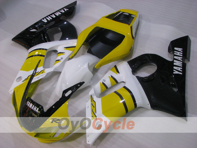 Carenado de inyección para YZF-R6 98-02 - Amarillo, blanco - Estilo de fábrica #OYO87901020 Imagen principal del producto