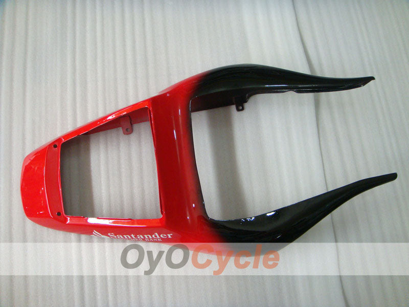 Kit de carenado por inyección para YZF-R6 98-02 - Rojo, Negro - Santander #OYO87901022