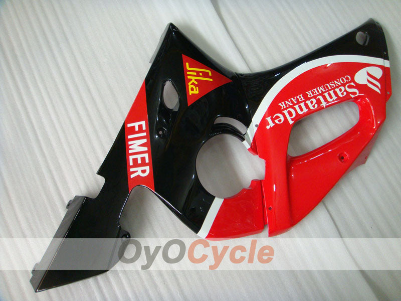 Kit de carenado por inyección para YZF-R6 98-02 - Rojo, Negro - Santander #OYO87901022
