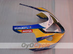 Kit de carenado de inyección para GSXR600 04-05 - Amarillo, Azul - Corona, MOTUL #OYO87901161