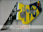 Kit de carenado por inyección para GSX R750 04-05 - Amarillo, Negro - Corona #OYO87901244