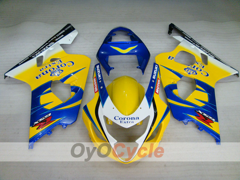 Kit de carenado por inyección para GSX R750 04-05 - Amarillo, Azul - Corona #OYO87901243 Imagen secundaria del producto