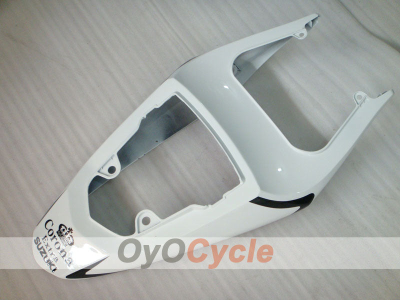 Kit de carenado por inyección para GSXR600 04-05 - Blanco, Negro - Corona, MOTUL #OYO87901169