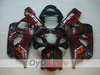 Kit de carenado de inyección para GSX R750 04-05 - Rojo, Negro - Llama #OYO87901252