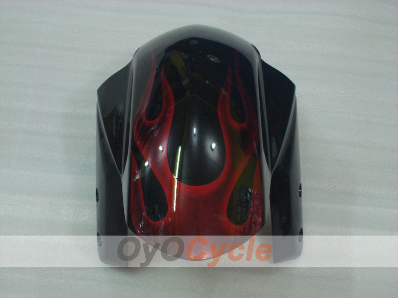 Kit de carenado de inyección para GSX R750 04-05 - Rojo, Negro - Llama #OYO87901252