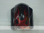 Kit de carenado de inyección para GSX R750 04-05 - Rojo, Negro - Llama #OYO87901252