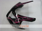 Kit de carenado de inyección para GSXR600 04-05 - Rojo, Negro - Llama #OYO87901188