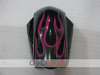 Kit de carenado de inyección para GSXR600 04-05 - Rojo, Negro - Llama #OYO87901188