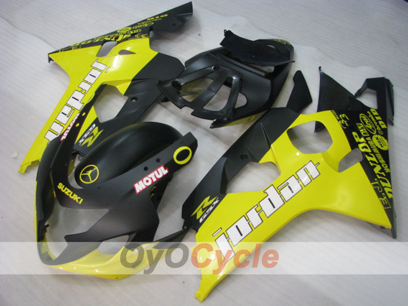 Kit de carenado por inyección para GSX R750 04-05 - Amarillo, Negro - Jordan #OYO87901257 Imagen secundaria del producto